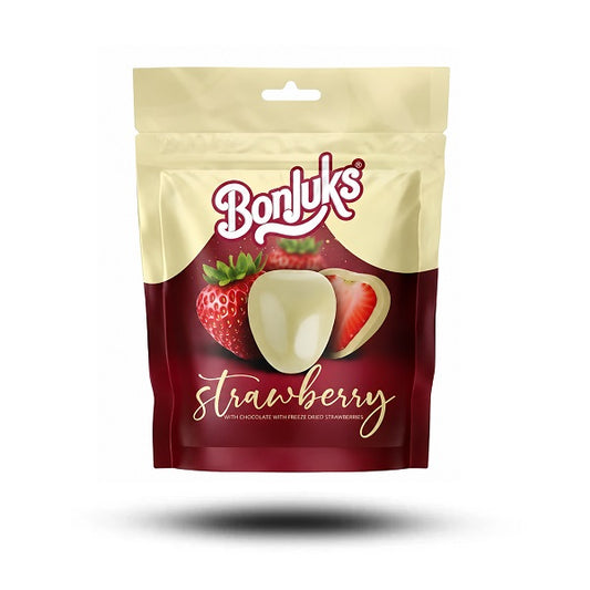 Bonjuks Freeze Dried Strawberry White Chocolate 80g