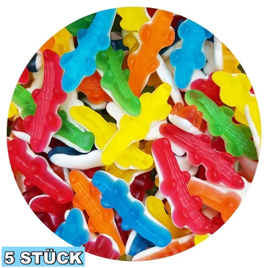 Bunte Krokodile (5x)