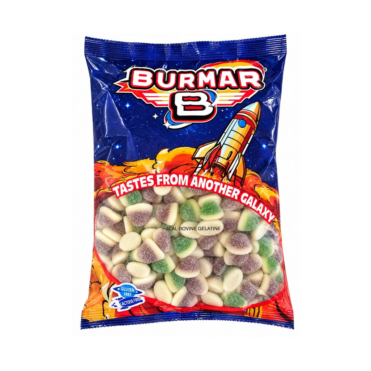 Burmar Brombeeren & Melonen Drops Halal Fruchtgummis 2 kg