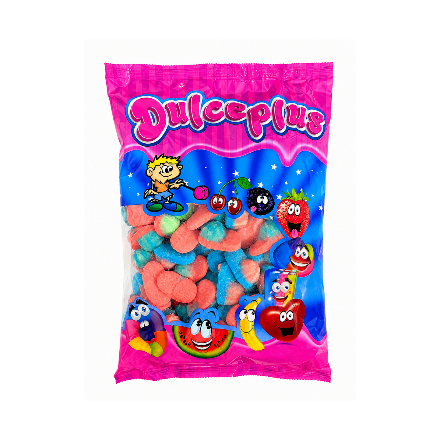 Dulceplus Twist Caps Halal Fruchtgummis 1 kg