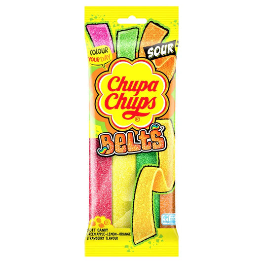 Chupa Chups Sour Belts Mixed 90 g