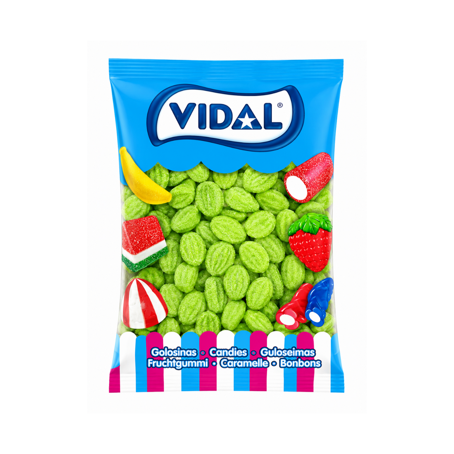 Vidal Crunchy Melonen Fruchtgummis 1 kg