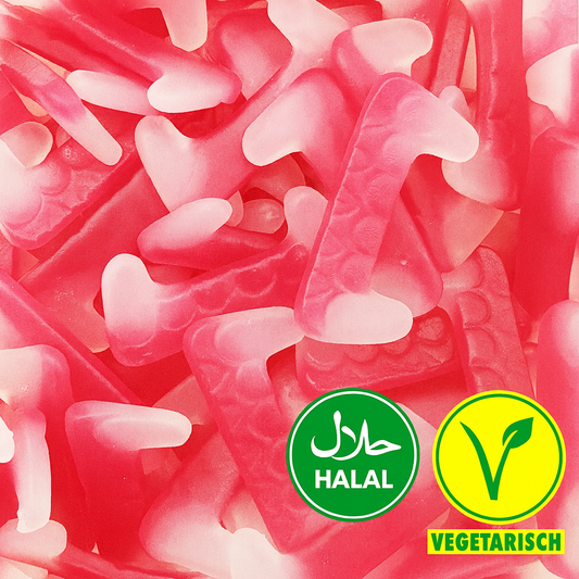 Dracula Zähne | Süßigkeiten Tüte Halal/Vegetarisch (350g)