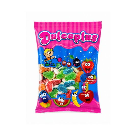 Dulceplus Gezuckerte Frösche Halal Fruchtgummis 1 kg