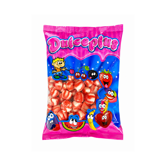 Dulceplus Erdbeer Cream Tops Halal Fruchtgummis 1 kg