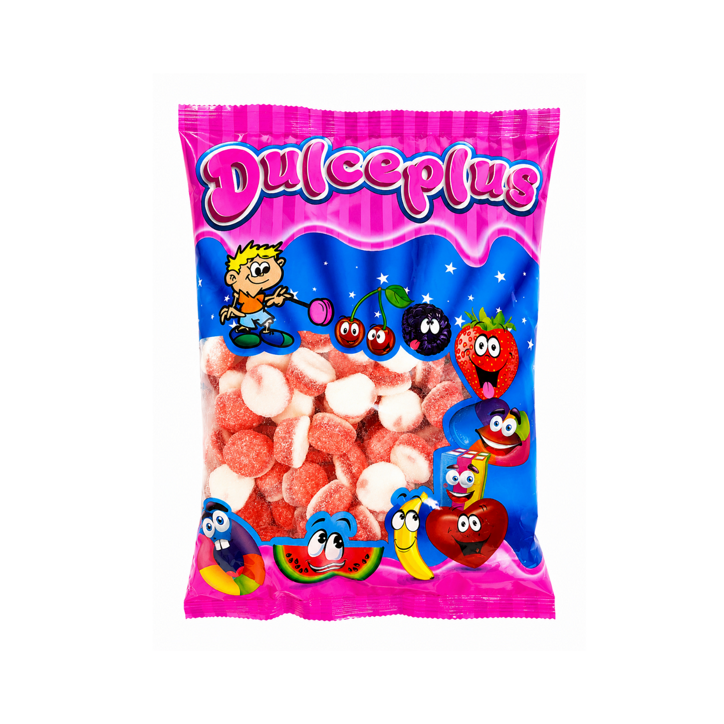 Dulceplus Erdbeertörtchen Halal Fruchtgummis 1 kg