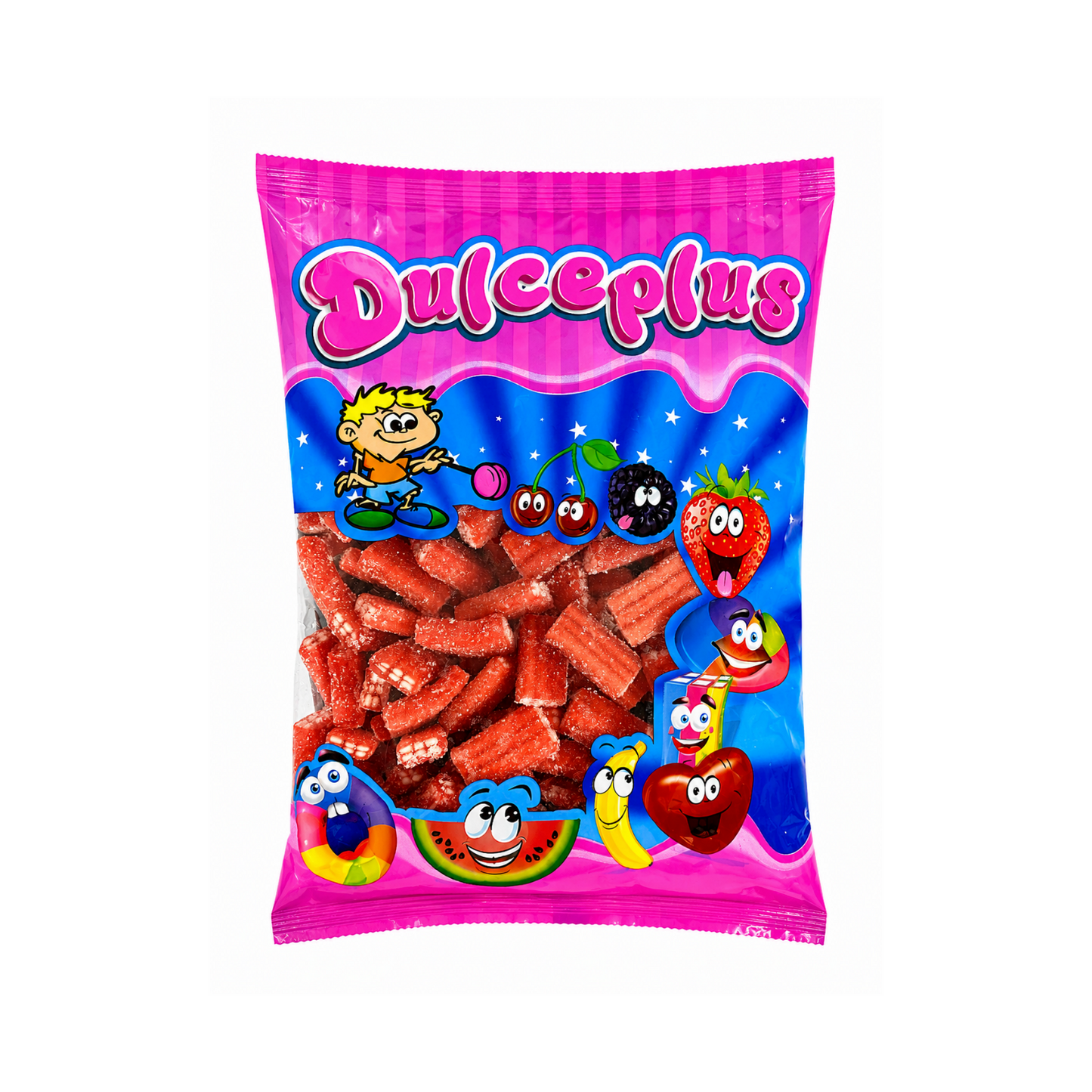 Dulceplus Erdbeer Ziegel Halal Fruchtgummis 1 kg