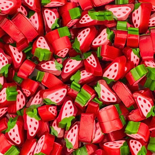 Erdbeerscheiben | Süßigkeiten Tüte (350g)