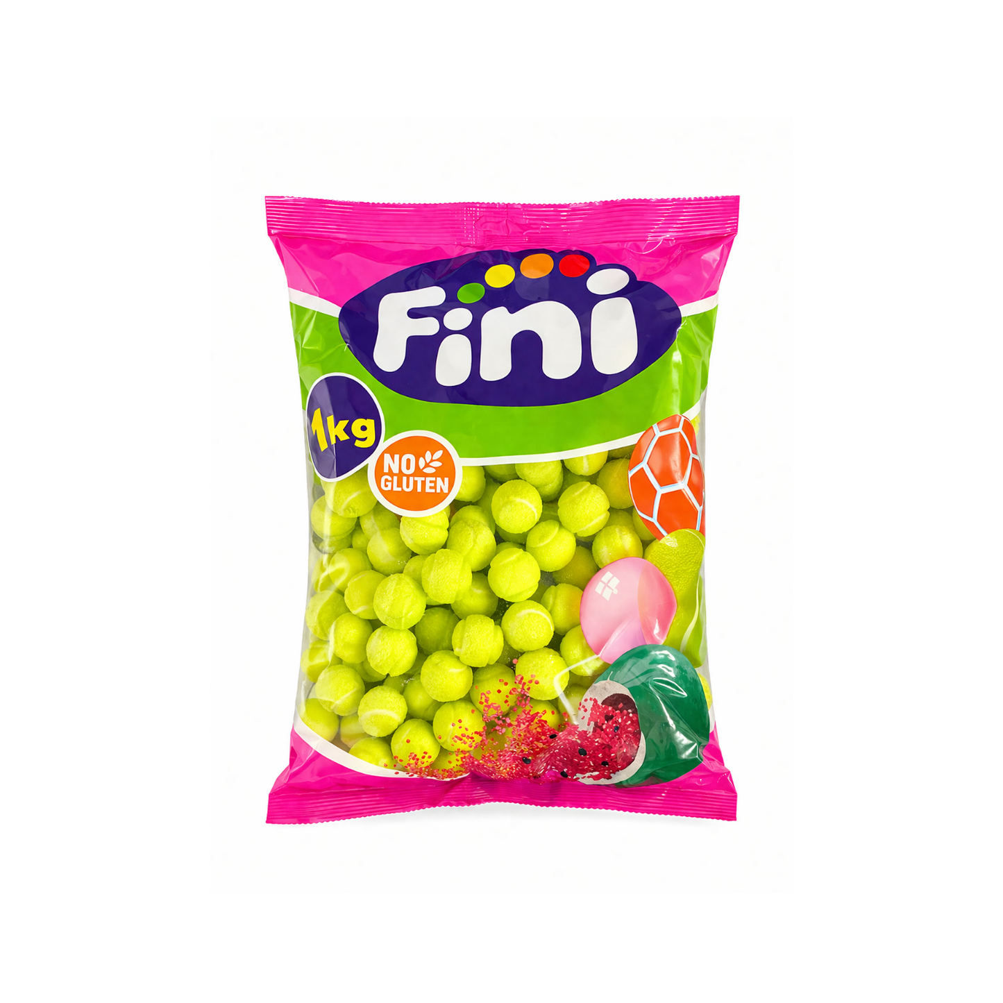Fini Tennisball Kaugummi 1 kg