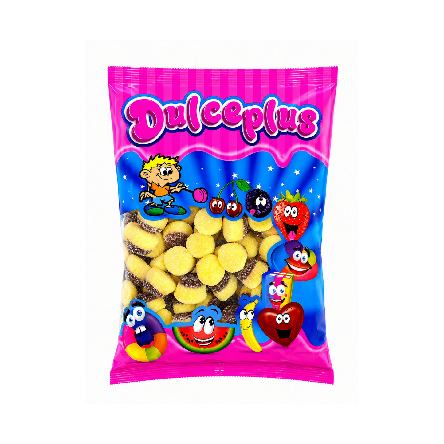 Dulceplus Gezuckerte Karamell Cupcakes Halal Fruchtgummis 1 kg