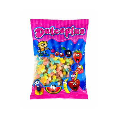 Dulceplus gezuckerte Regenbogen Blumen Halal Fruchtgummis 1 kg
