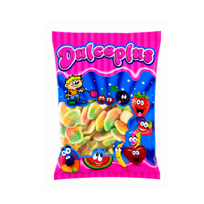 Dulceplus Gezuckerte Regebogen Lippen Halal Fruchtgummis 1 kg
