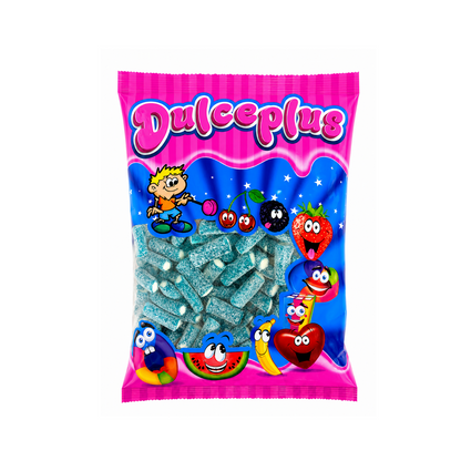 Dulceplus Saure Himbeer Bites Halal Fruchtgummis 1 kg