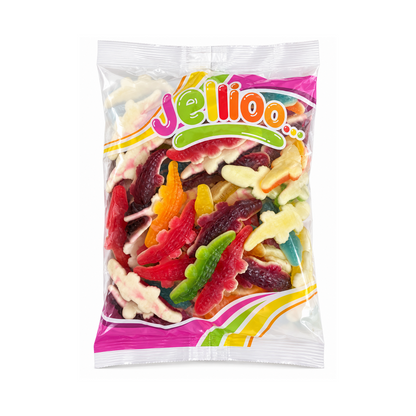 Jellioo Krokodile XL Halal Fruchtgummis 1 kg
