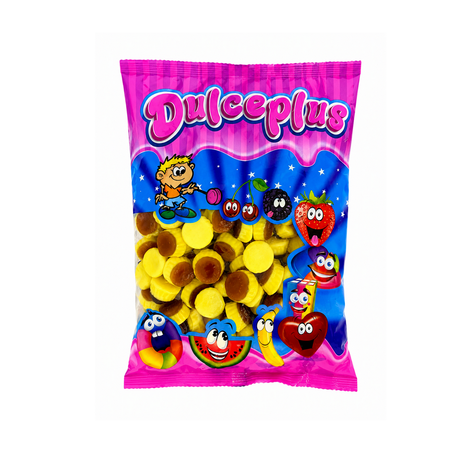 Dulceplus Vanille Karamell Törtchen Halal Fruchtgummis 1 kg