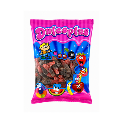 Dulceplus Kirsch Cola Flaschen Halal Fruchtgummis 1 kg