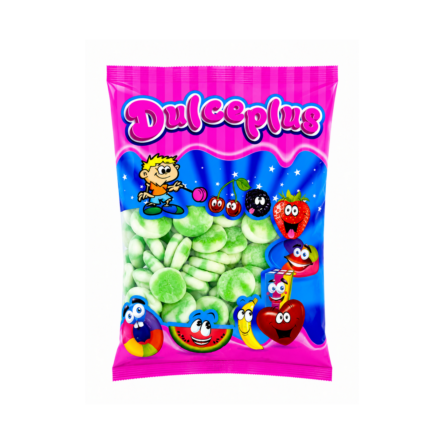 Dulceplus Kiwi Twist Halal Fruchtgummis 1 kg
