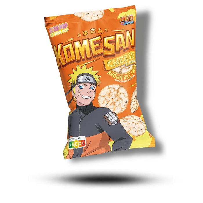 Komesan - Wholemeal Rice Chips Cheese Flavor - Naruto 60g