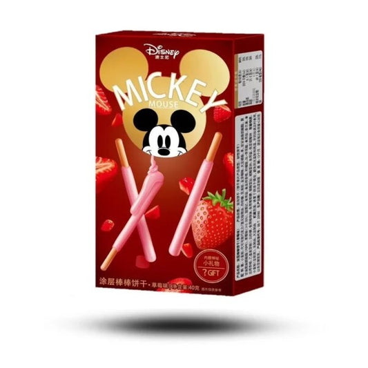 Mickey Coated Sticks Strawberry 40g (Asien)
