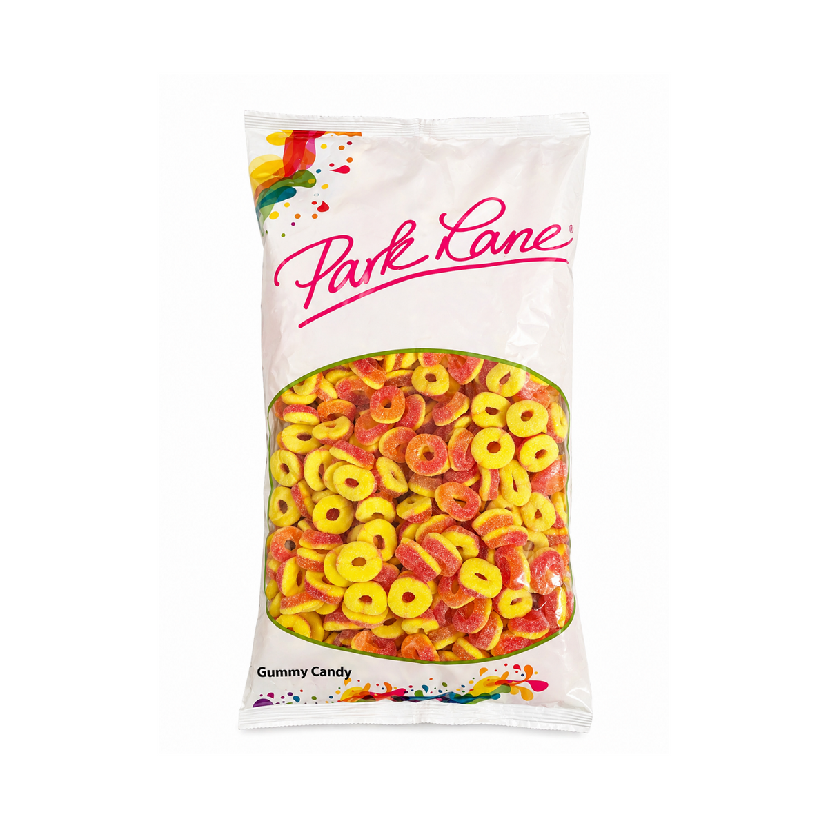 Park Lane Mini Pfirsichringe Fruchtgummis 2 kg