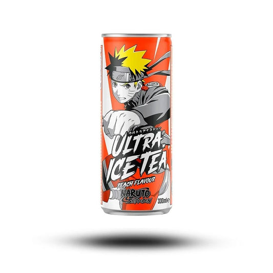 Ultra Ice Tea Naruto Sleek Can Peach 330 ml (Japan)