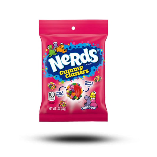 Nerds Peg Bag Clusters Rainbow 85 g