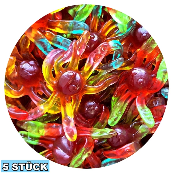 Bunte Tintenfische (5x)