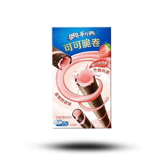 Oreo Cocoa Crisp Roll Strawberry Asia 50g