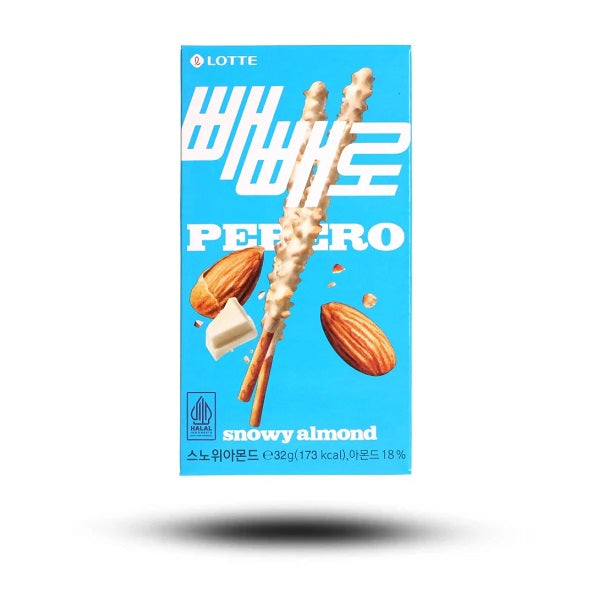 Pepero Sticks Snowy Almond 32g (Asien)