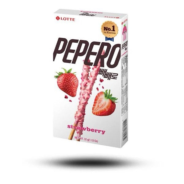 Pepero Strawberry Flavor Sticks 32g (Asien)