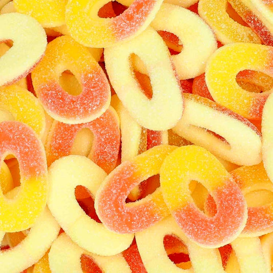 Pfirsich Ringe | Süßigkeiten Tüte (350g)