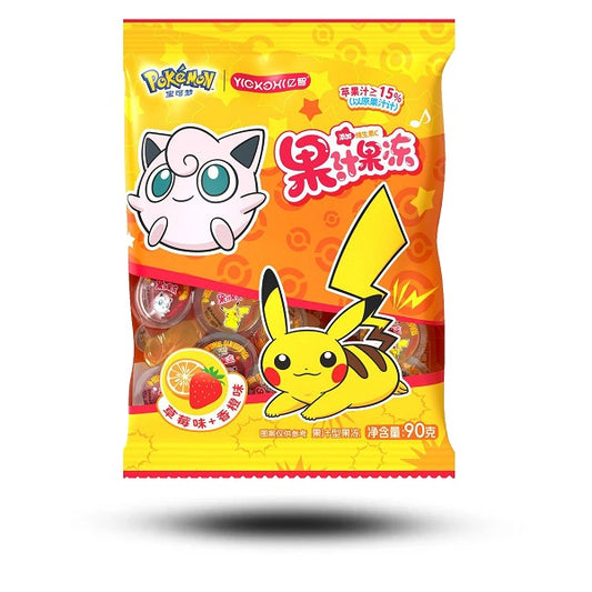 POKEMON Juice Jelly Strawberry and Orange 90g (Asien)