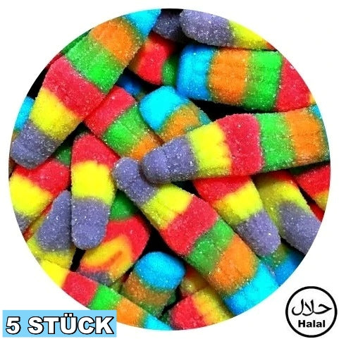 Regenbogen Flaschen (5x)