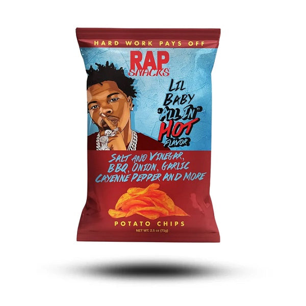 RAP SNACKS LIL BABY ALL IN HOT CHIPS 71 g