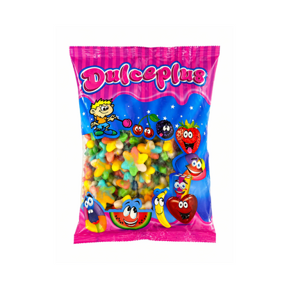Dulceplus Regenbogen Blumen Halal Fruchtgummis 1 kg
