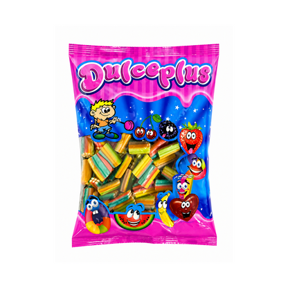 Dulceplus Regenbogen Ziegel Halal Fruchtgummis 1 kg