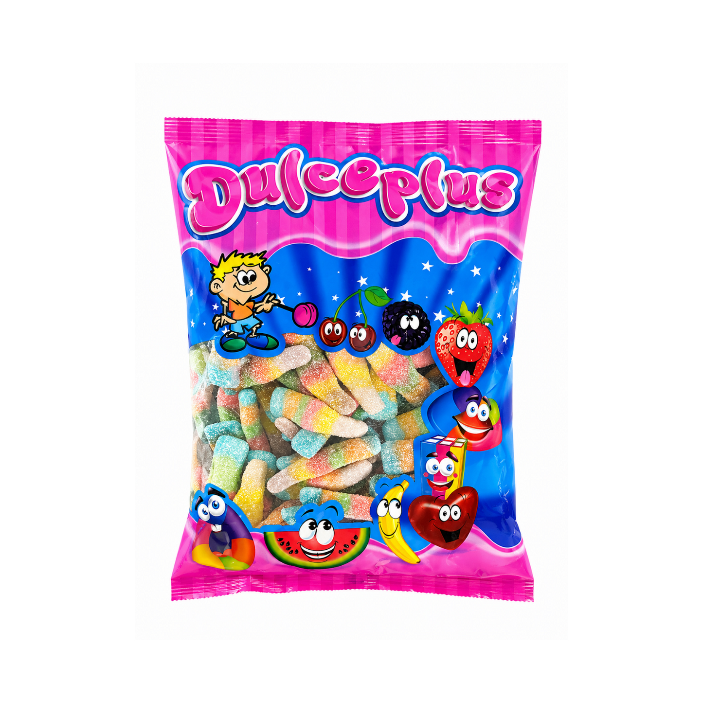 Dulceplus Regenbogen Flaschen Halal Fruchtgummis 1 kg
