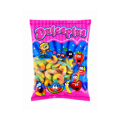 Dulceplus Regenbogen Ringe Halal Fruchtgummis 1 kg