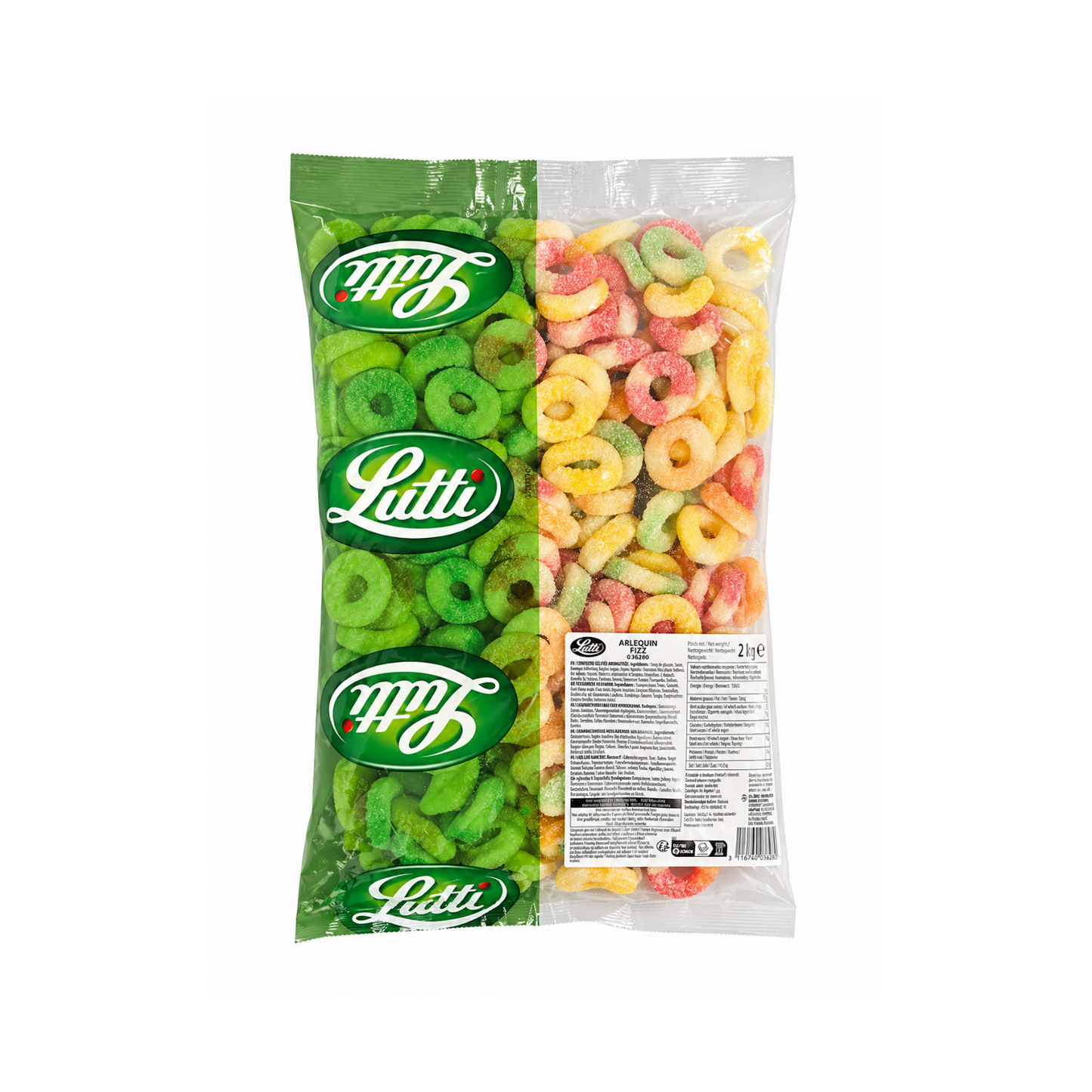 Lutti Rettungsringe Fruchtgummis 2 kg