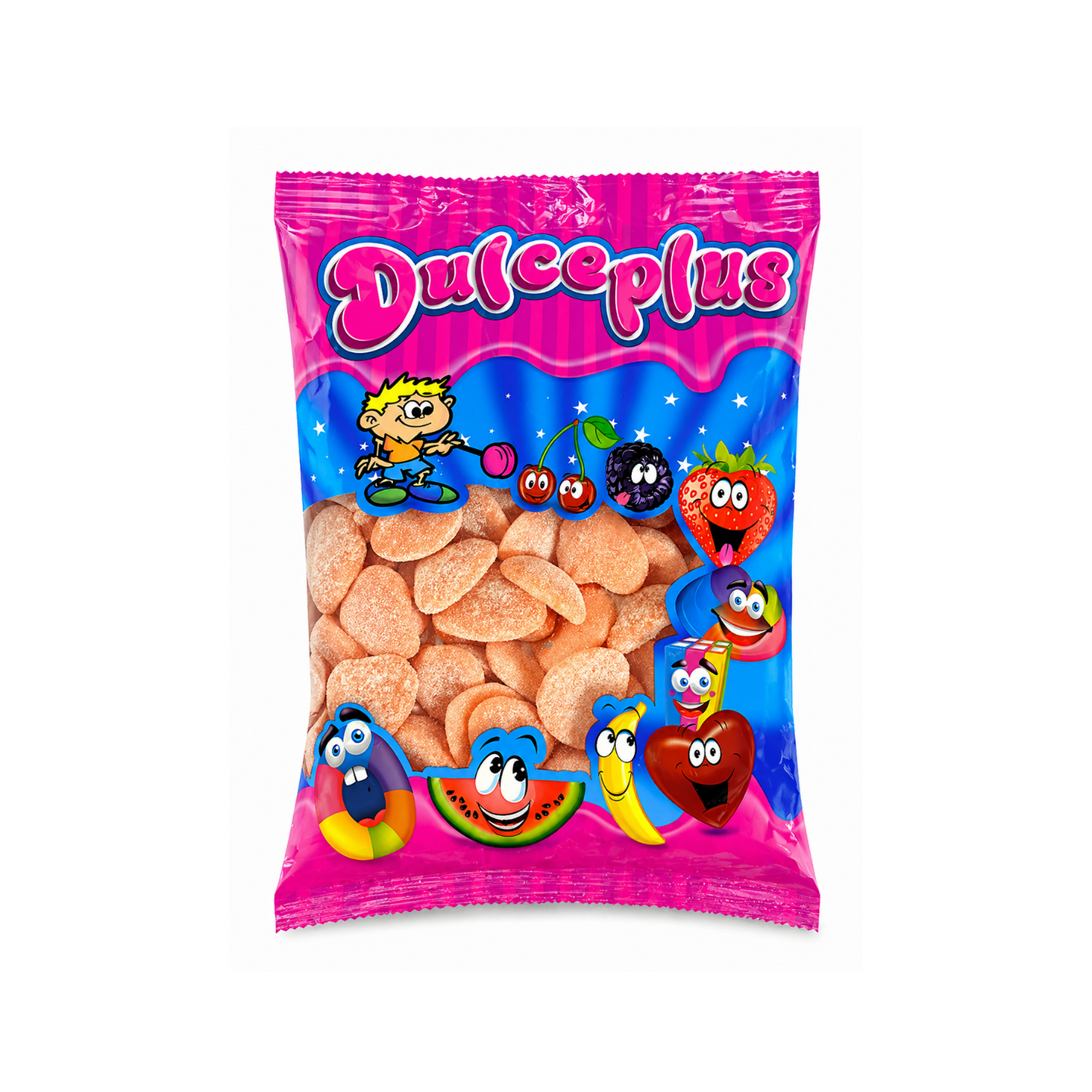 Dulceplus Rote Herzen Halal Fruchtgummis 1 kg