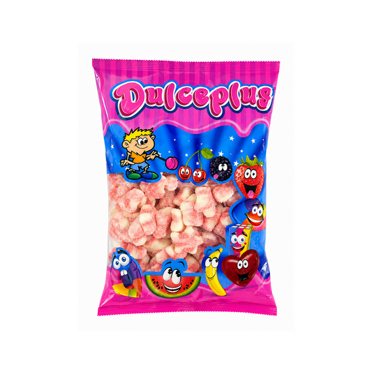 Dulceplus Rote Twist Stars Halal Fruchtgummis 1 kg