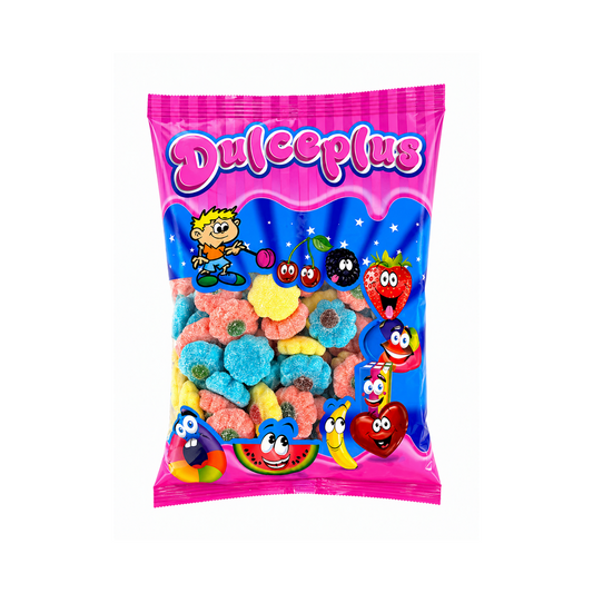 Dulceplus Bunte Blumen Halal Fruchtgummis 1 kg