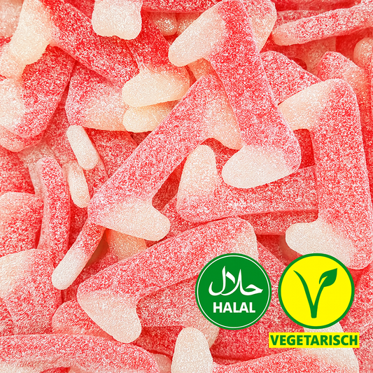 Saure Dracula Zähne | Süßigkeiten Tüte Halal/Vegetarisch (350g)