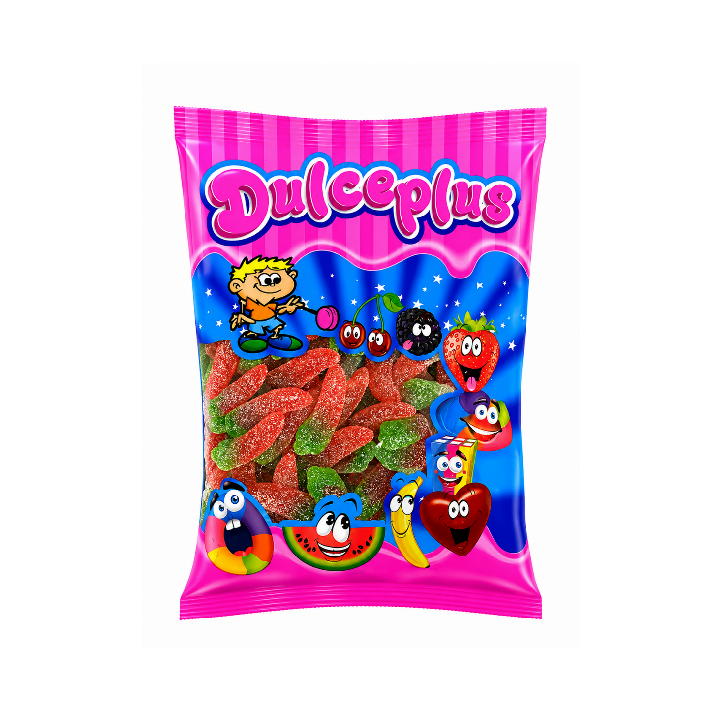 Dulceplus Saure Chilischote Halal Fruchtgummis 1 kg