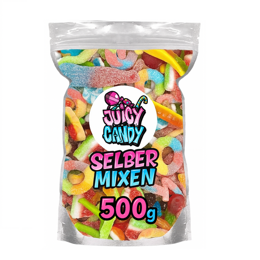 Süßigkeiten Tüte selber mixen | Pick & Mix Fruchtgummis (500 g)