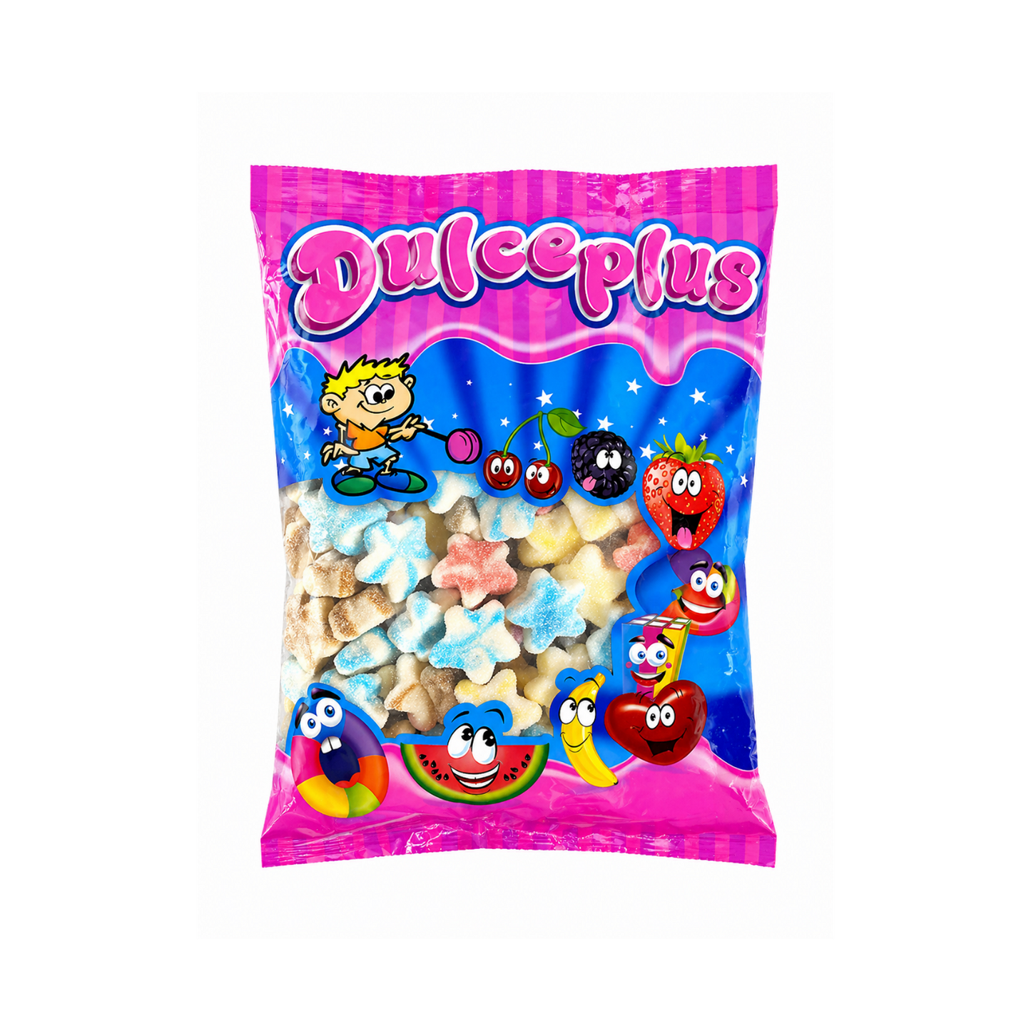 Dulceplus Twist Sterne Halal Fruchtgummis 1 kg