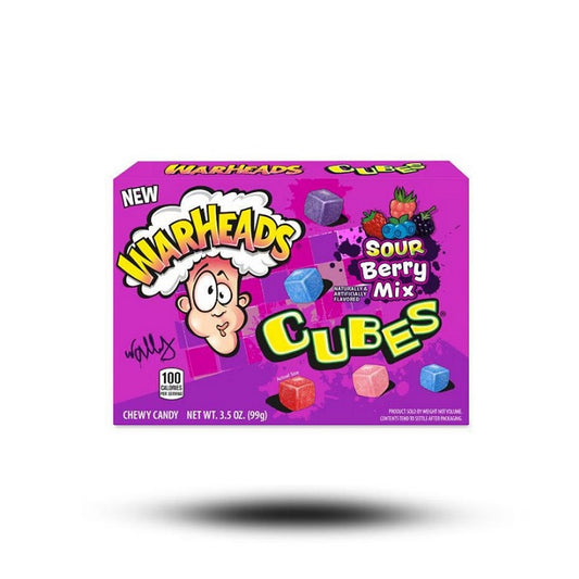 Warheads Sour Berry Mix Cubes 99g