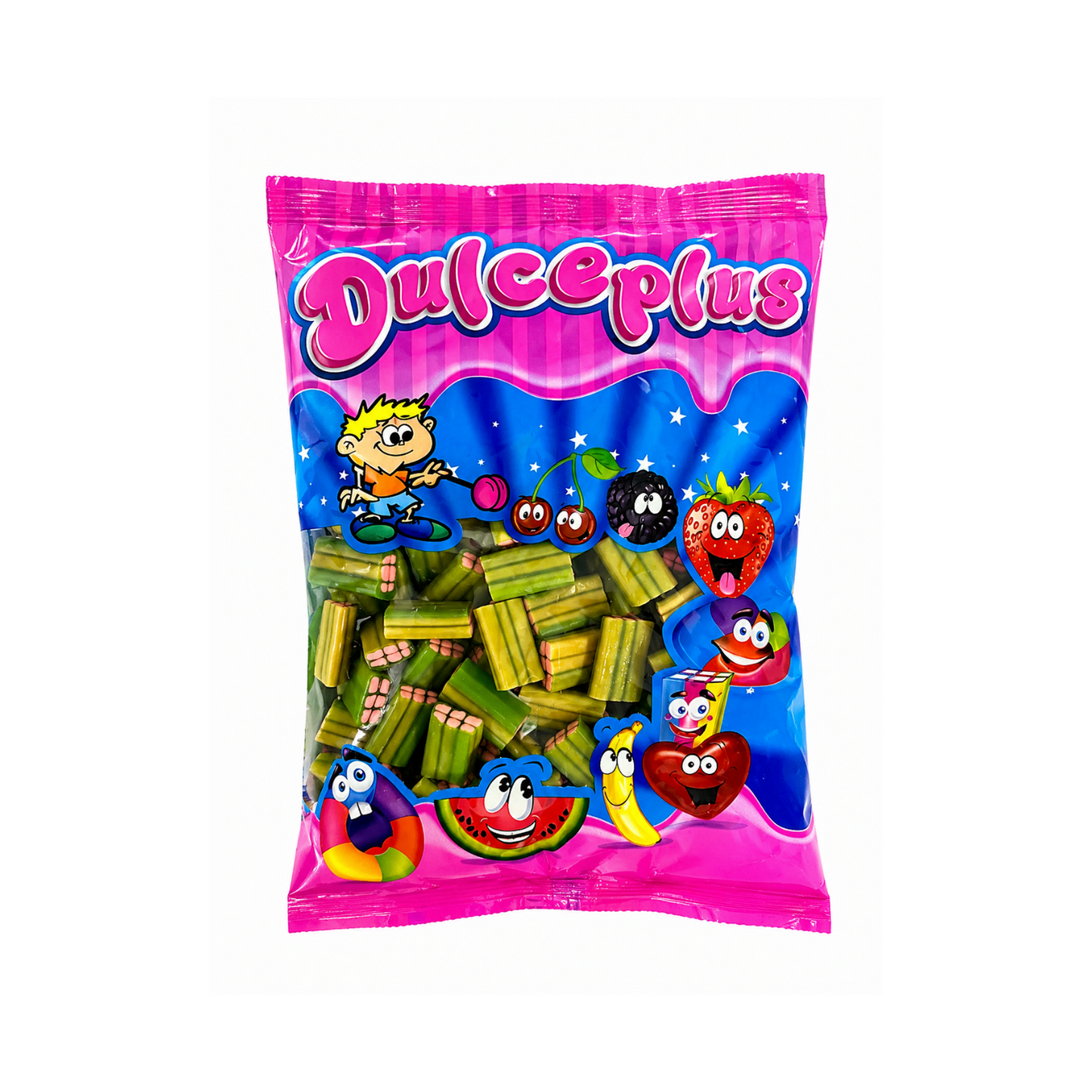 Dulceplus Wassermelonen Ziegel Halal Fruchtgummis 1 kg