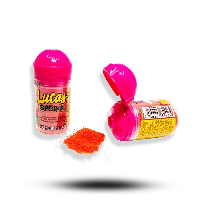 Lucas Watermelon Powder | Amerikanische Süßigkeiten | Süßigkeiten aus aller Welt | Mexikanische Süßigkeiten