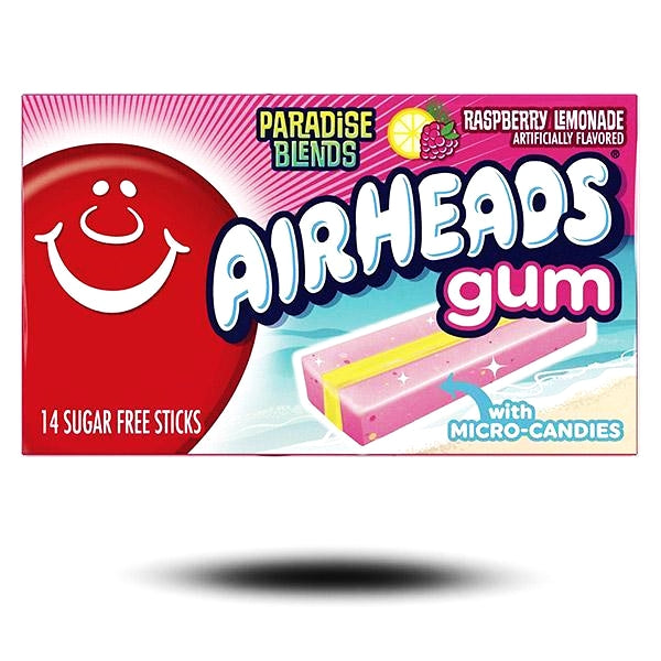AirHeads Gum Raspberry Lemonade | Amerikanische Süßigkeiten | Süßigkeiten aus aller Welt